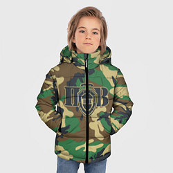 Куртка зимняя для мальчика Пограничные Войска камуфляж, цвет: 3D-светло-серый — фото 2