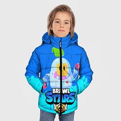 Куртка зимняя для мальчика Brawl Stars SPROUT, цвет: 3D-светло-серый — фото 2