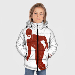 Куртка зимняя для мальчика The Flash, цвет: 3D-красный — фото 2