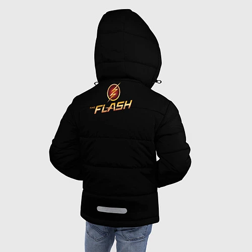 Зимняя куртка для мальчика The Flash / 3D-Светло-серый – фото 4