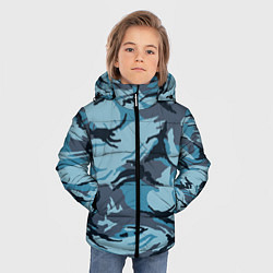 Куртка зимняя для мальчика Камуфляж Полиции, цвет: 3D-черный — фото 2
