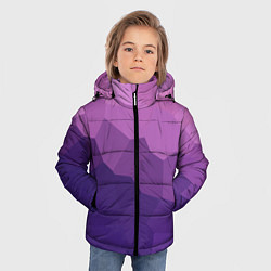 Куртка зимняя для мальчика Пикси кристаллы, цвет: 3D-черный — фото 2