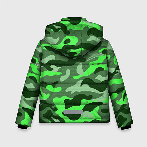 Зимняя куртка для мальчика CAMOUFLAGE GREEN / 3D-Черный – фото 2