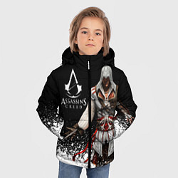 Куртка зимняя для мальчика Assassin’s Creed 04 цвета 3D-черный — фото 2