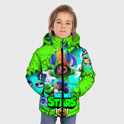 Куртка зимняя для мальчика LEON LEGENDARY BRAWL STARS, цвет: 3D-черный — фото 2