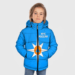 Куртка зимняя для мальчика МЧС России, цвет: 3D-черный — фото 2