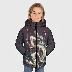Куртка зимняя для мальчика Унесённые призраками, цвет: 3D-черный — фото 2