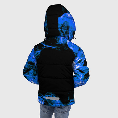 Зимняя куртка для мальчика Leon Wolf / 3D-Светло-серый – фото 4