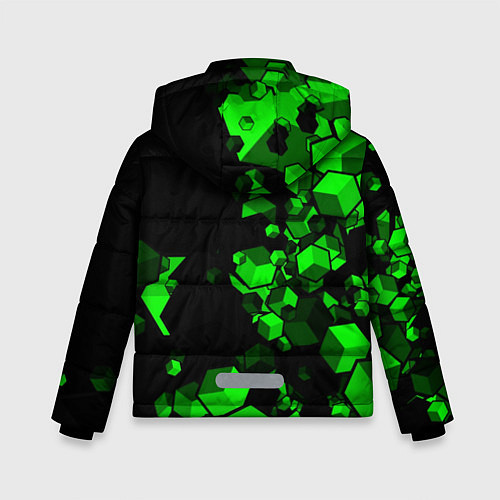 Зимняя куртка для мальчика MINECRAFT CREEPER / 3D-Черный – фото 2