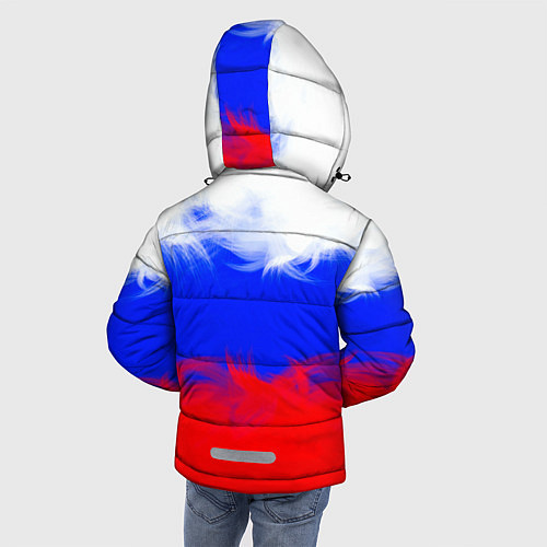 Зимняя куртка для мальчика Россия / 3D-Красный – фото 4