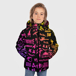 Куртка зимняя для мальчика FORTNITE PARTY EVENT, цвет: 3D-черный — фото 2