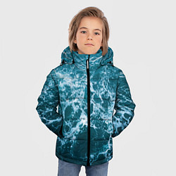 Куртка зимняя для мальчика Водная гладь, цвет: 3D-черный — фото 2