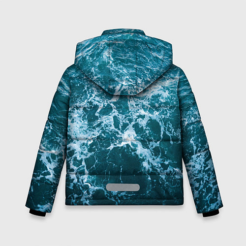 Зимняя куртка для мальчика Водная гладь / 3D-Черный – фото 2
