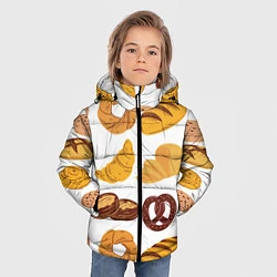 Куртка зимняя для мальчика Булки, цвет: 3D-светло-серый — фото 2