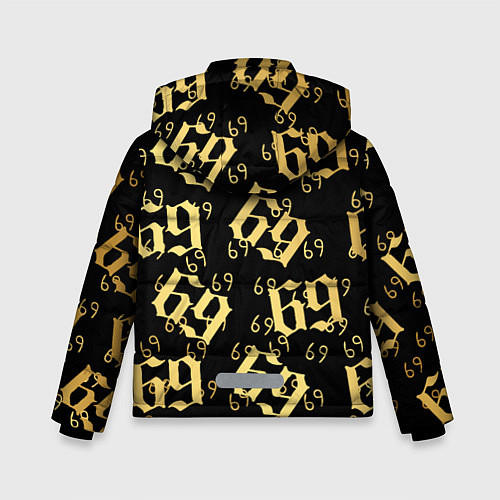 Зимняя куртка для мальчика 6ix9ine Gold / 3D-Черный – фото 2