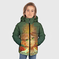 Куртка зимняя для мальчика The Promised Neverland, цвет: 3D-черный — фото 2