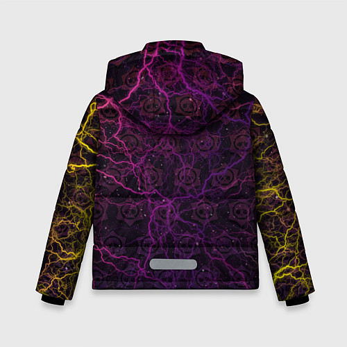 Зимняя куртка для мальчика Brawl Stars Leon Quattro / 3D-Черный – фото 2