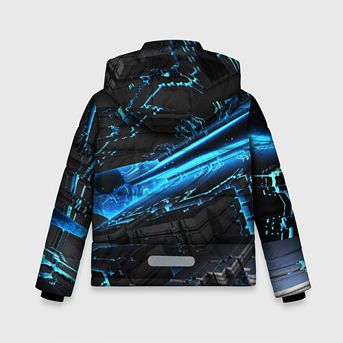 Зимняя куртка для мальчика DIGITAL ABSTRACT / 3D-Черный – фото 2