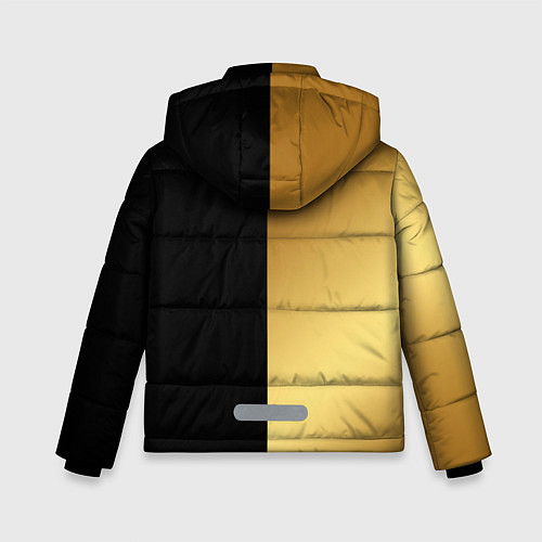 Зимняя куртка для мальчика Billie Eilish Gold / 3D-Черный – фото 2