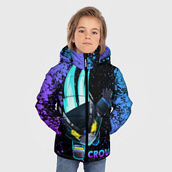 Куртка зимняя для мальчика Brawl Stars CROW, цвет: 3D-черный — фото 2