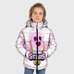 Куртка зимняя для мальчика Sakura Spike Brawl Stars, цвет: 3D-светло-серый — фото 2