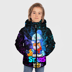 Куртка зимняя для мальчика BRAWL STARS GALE, цвет: 3D-светло-серый — фото 2