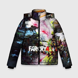 Куртка зимняя для мальчика FARCRY4, цвет: 3D-черный