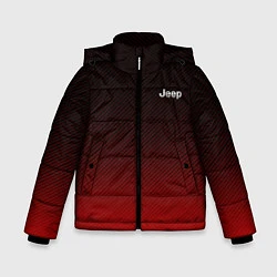 Куртка зимняя для мальчика Jeep спина Z, цвет: 3D-светло-серый