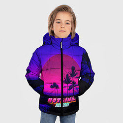 Куртка зимняя для мальчика HOTLINE MIAMI, цвет: 3D-черный — фото 2