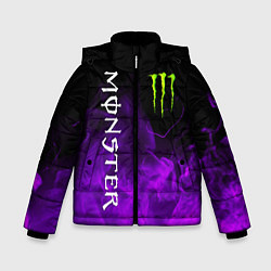 Куртка зимняя для мальчика MONSTER ENERGY, цвет: 3D-черный