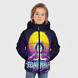 Куртка зимняя для мальчика Neon One Piece, цвет: 3D-черный — фото 2