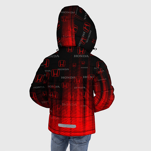 Зимняя куртка для мальчика HONDA / 3D-Красный – фото 4