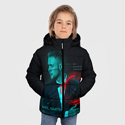 Куртка зимняя для мальчика Егор Крид Mr Smith, цвет: 3D-светло-серый — фото 2