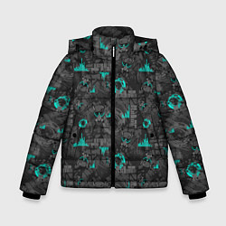 Куртка зимняя для мальчика Cyber, цвет: 3D-черный
