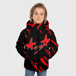 Куртка зимняя для мальчика Алиса, цвет: 3D-светло-серый — фото 2