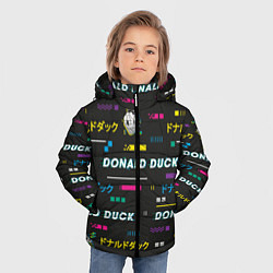 Куртка зимняя для мальчика Дональд Дак, цвет: 3D-черный — фото 2