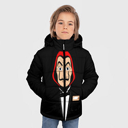 Куртка зимняя для мальчика Бумажный Дом, цвет: 3D-светло-серый — фото 2
