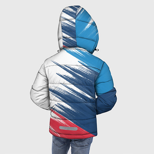 Зимняя куртка для мальчика BMW / 3D-Красный – фото 4