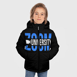 Куртка зимняя для мальчика ZOOM, цвет: 3D-черный — фото 2