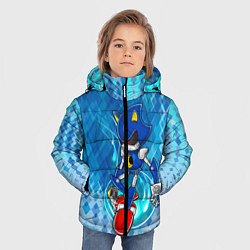 Куртка зимняя для мальчика Metal Sonic, цвет: 3D-светло-серый — фото 2