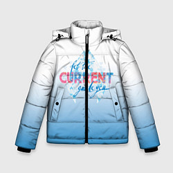 Куртка зимняя для мальчика CURRENT, цвет: 3D-светло-серый