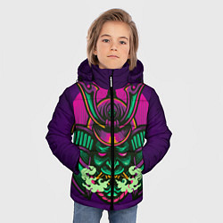 Куртка зимняя для мальчика Маска Хання Ханья, цвет: 3D-черный — фото 2