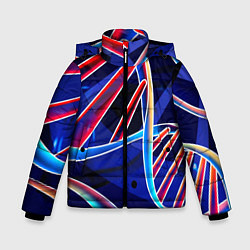 Куртка зимняя для мальчика ДНК, цвет: 3D-черный