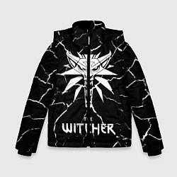 Куртка зимняя для мальчика The Witcher, цвет: 3D-светло-серый