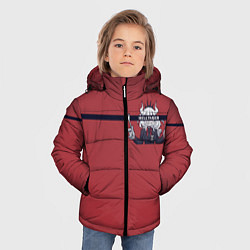 Куртка зимняя для мальчика Helltaker, цвет: 3D-черный — фото 2