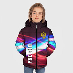 Куртка зимняя для мальчика RUSSIA SPORT, цвет: 3D-черный — фото 2