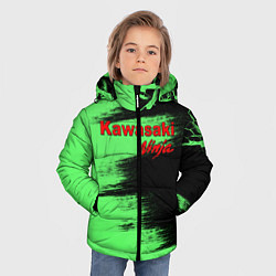 Куртка зимняя для мальчика Kawasaki, цвет: 3D-красный — фото 2