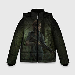 Куртка зимняя для мальчика THE LAST OF US 2 ЭЛЛИ, цвет: 3D-черный