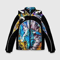 Куртка зимняя для мальчика Venum, цвет: 3D-черный