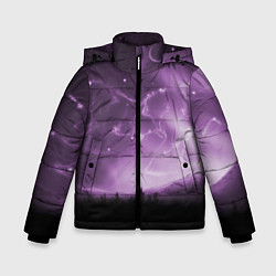 Куртка зимняя для мальчика ВОЛКИ СОЗВЕЗДИЯ D, цвет: 3D-черный